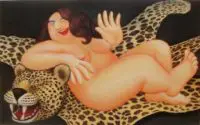 Nude on a Leopard Skin