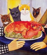 Four Hungry Cats