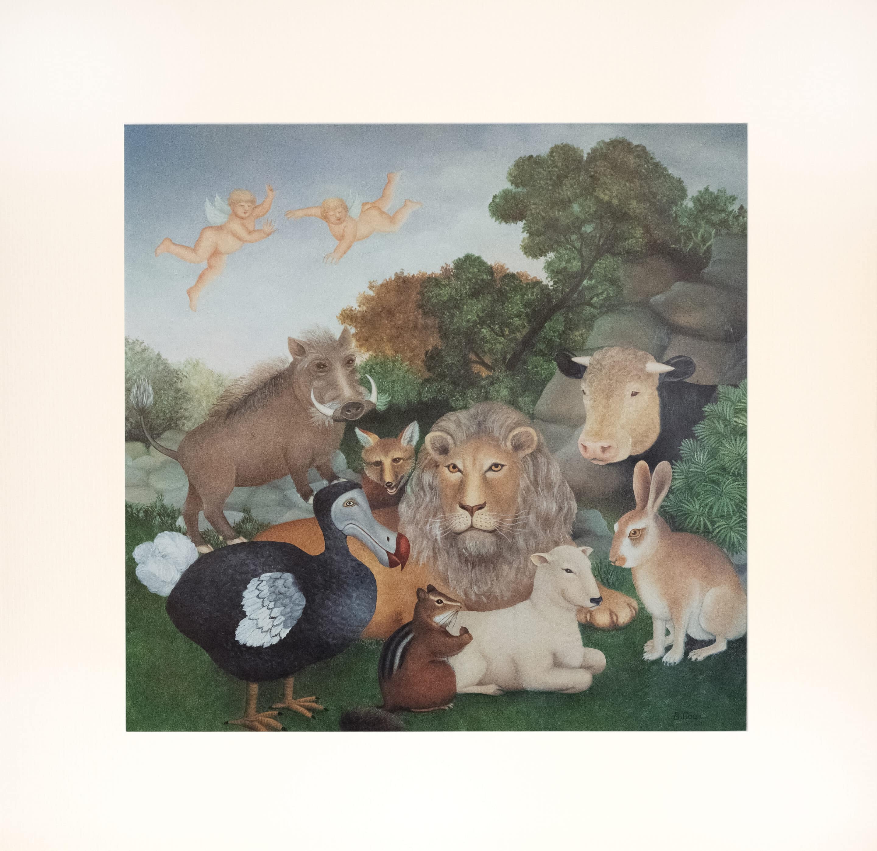 Animal Kingdom Mounted Print