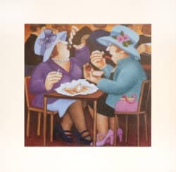 Ladies Who Lunch Mounted Print