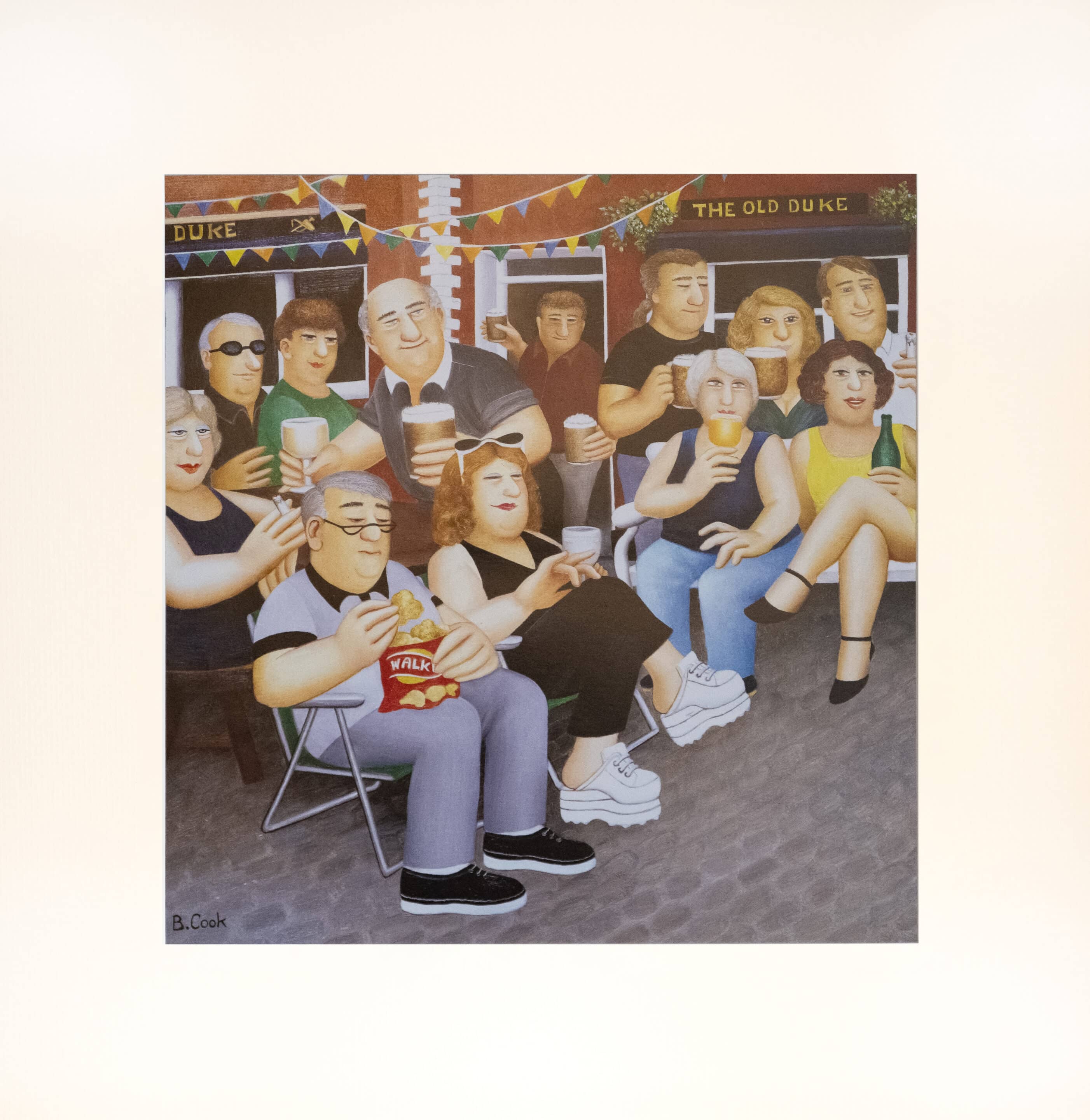 Jazz in the Summer Mounted Print