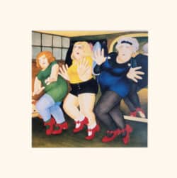Dancing Class Mounted Print
