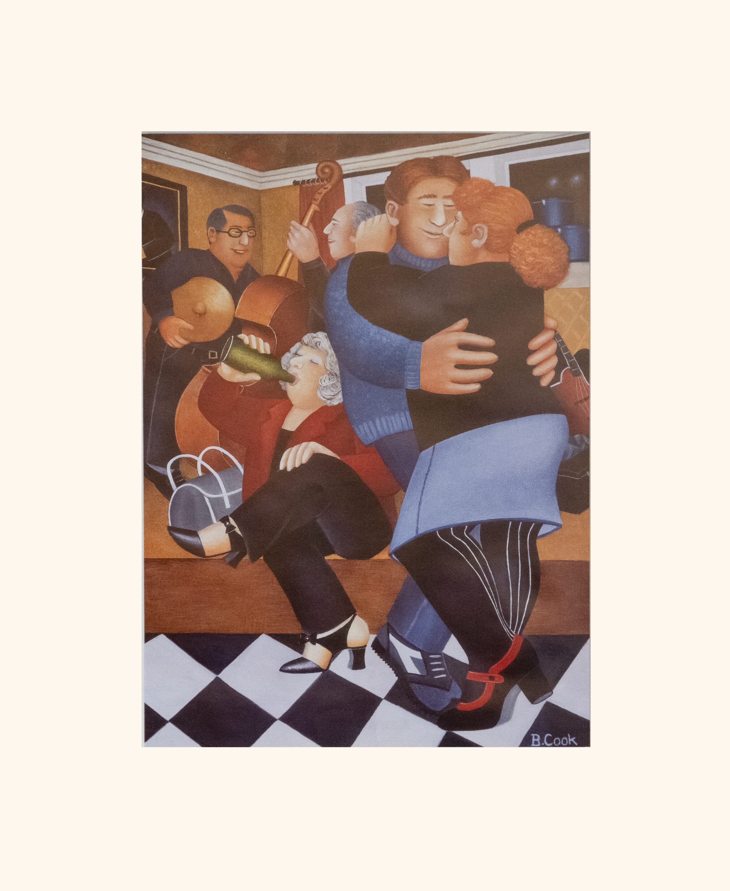 Shall we Dance Mounted Print