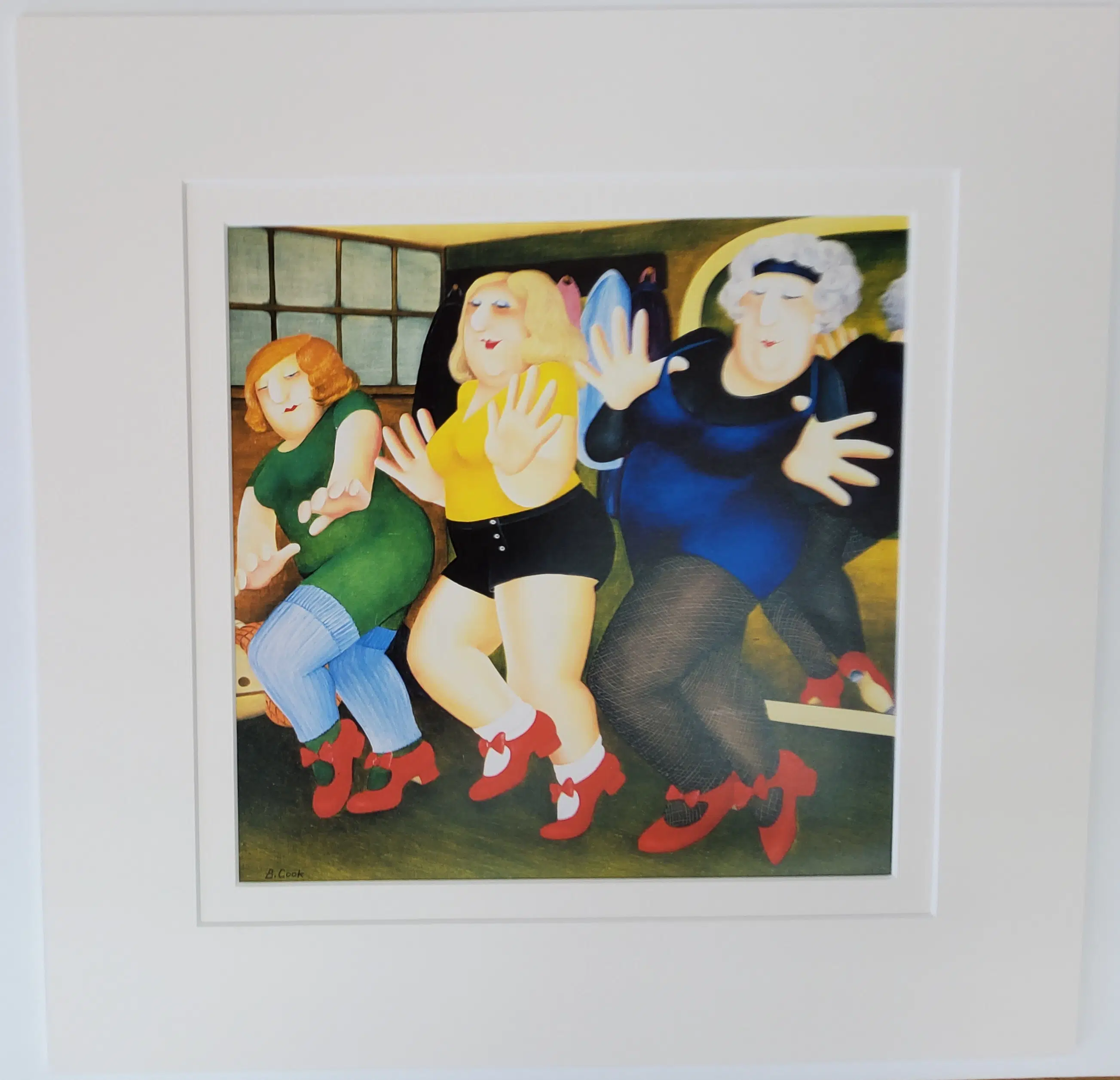 Dancing Class mounted print