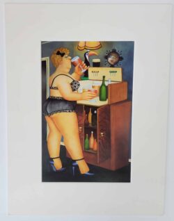 Drinkies mounted print