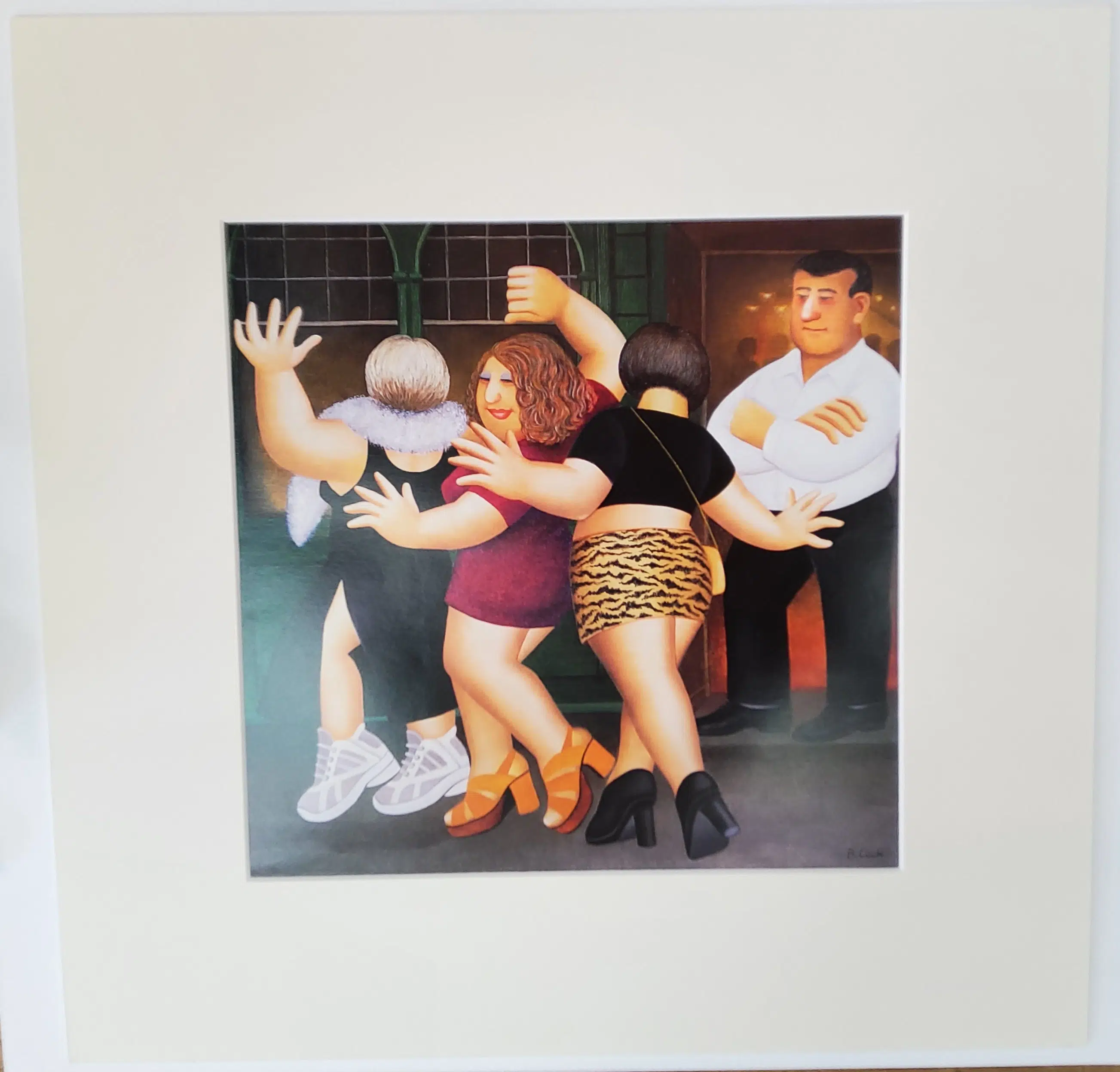 End of Term mounted print