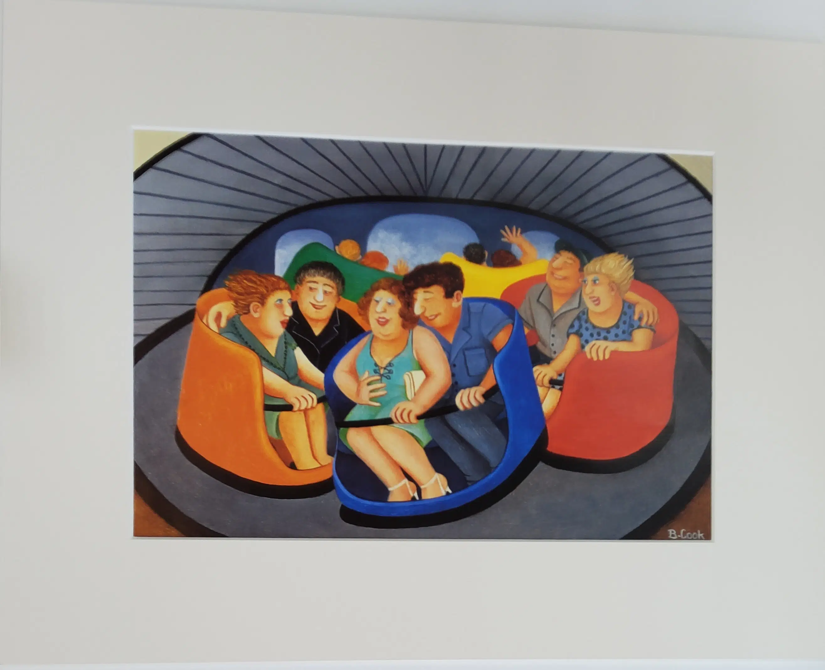 The Waltzer mounted print