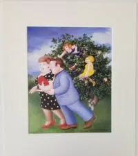 A Bird in the Hand mounted print