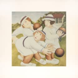 Bowling Mounted Print