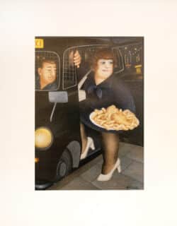 Dinner for One Mounted Print