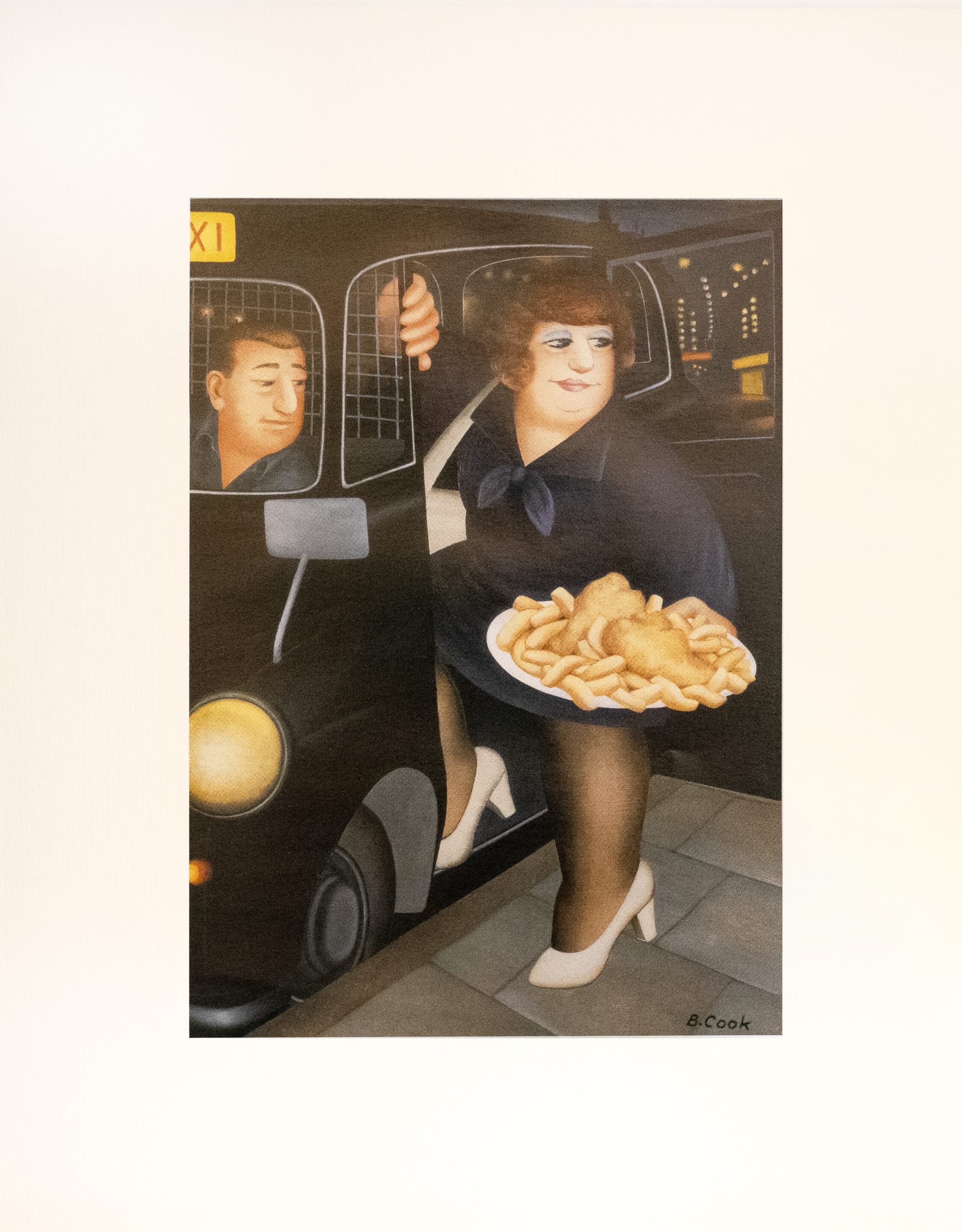 Dinner for One Mounted Print