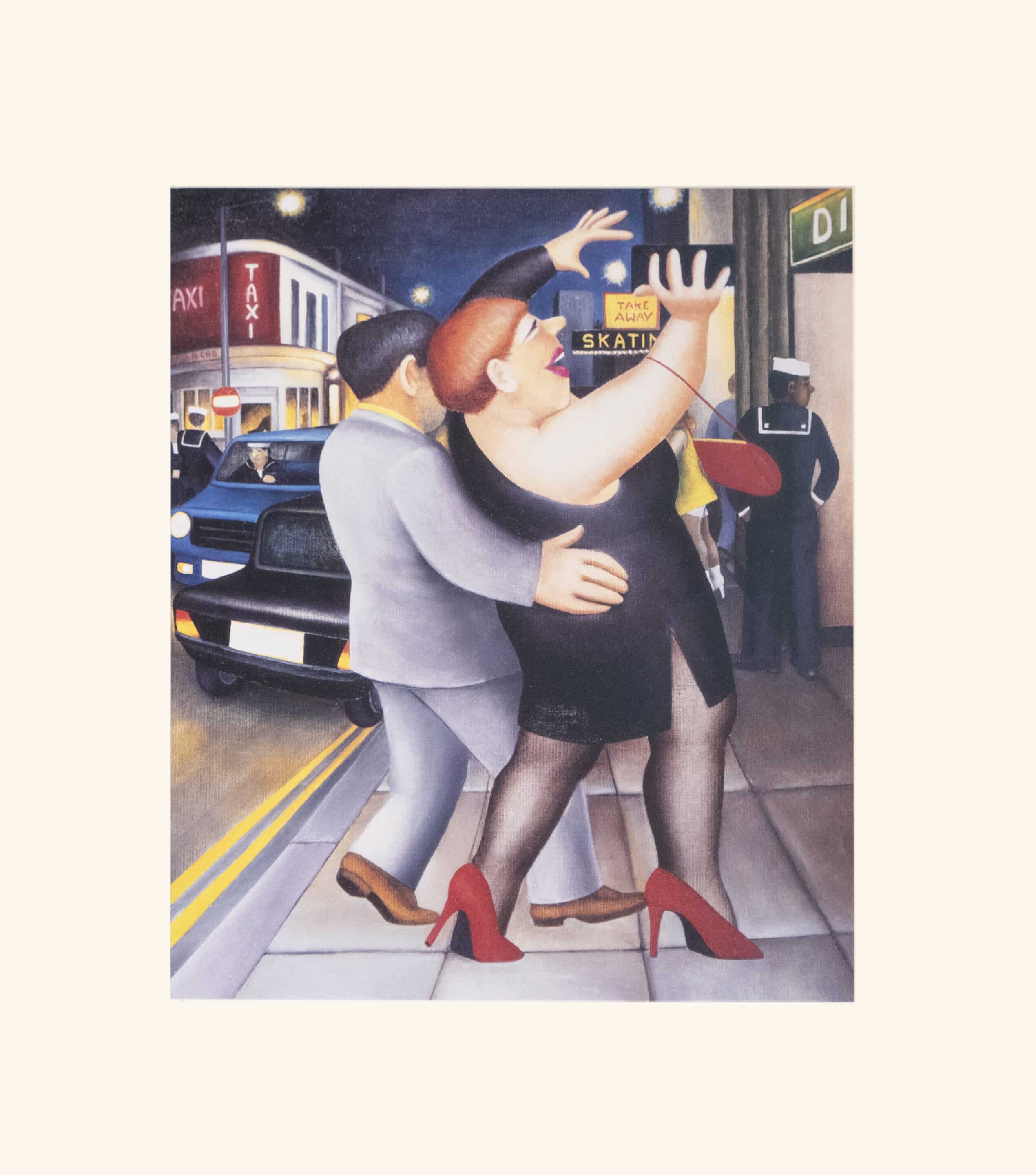 Happy Hour Mounted Print