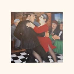 Tango Bar Mounted Print