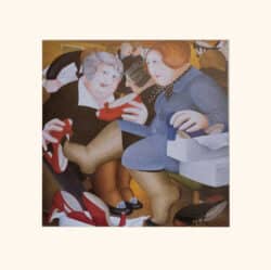 Shoe Shop Mounted Print