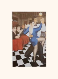 Tango Bar Sur Mounted Print