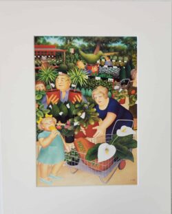 Garden Centre mounted print