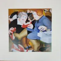 Shoe Shop mounted print