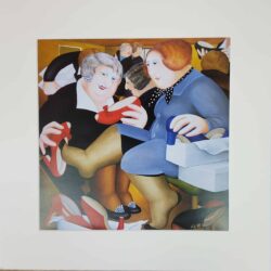 Shoe Shop mounted print