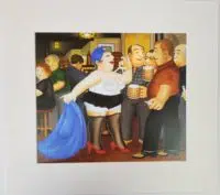 Strippergram mounted print