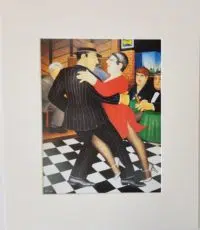Tango Bar mounted print