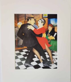 Tango Bar mounted print