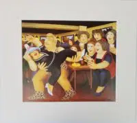 Tarzanagram mounted print