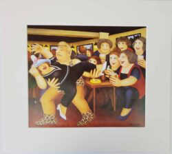 Tarzanagram mounted print