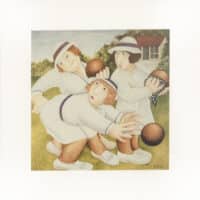 Bowling Mounted Print