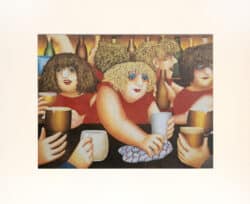 Mop Heads Mounted Print