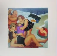 Summertime mounted print