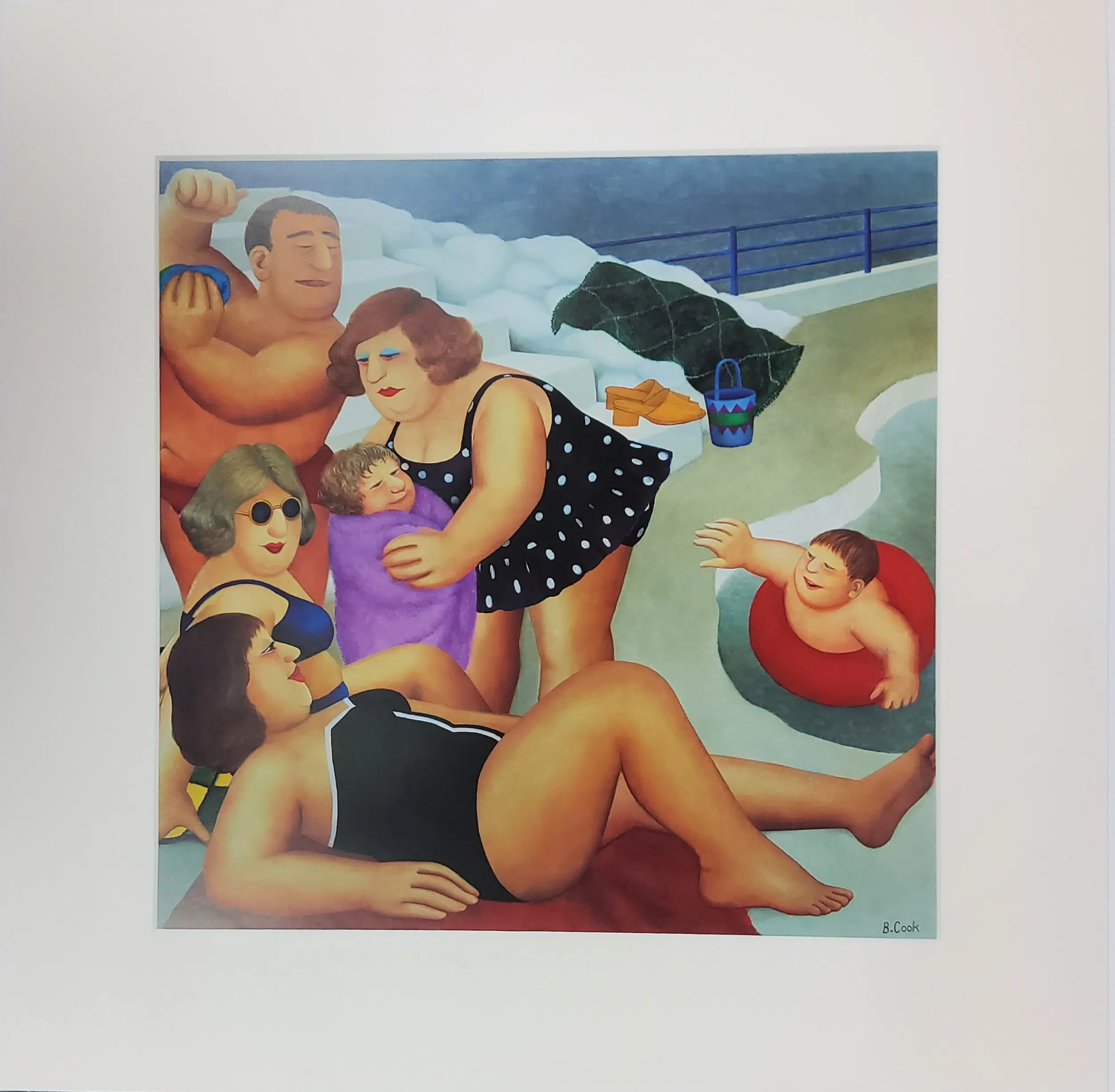 Summertime mounted print