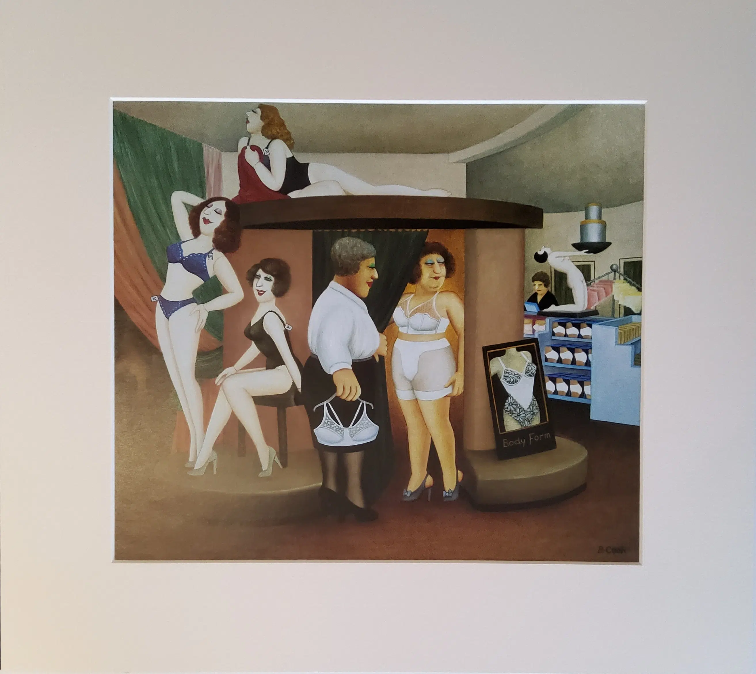 Underwear Mounted Print