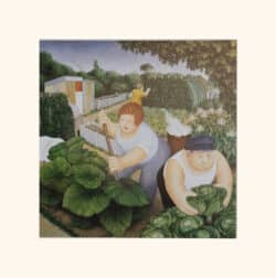 Rhubarb Mounted Print