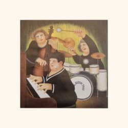 The Bijou Trio Mounted Print
