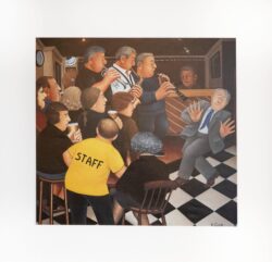 Jazz in the Winter Mounted Print