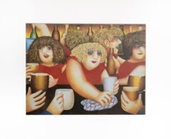 Mop Heads Mounted Print