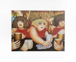 Mop Heads Mounted Print