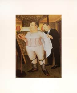 A Fine Figure Mounted Print