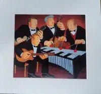 Bernie and The Vibes Mounted Print