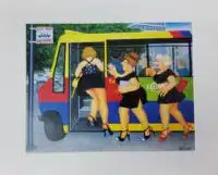 Bus Stop Mounted Print