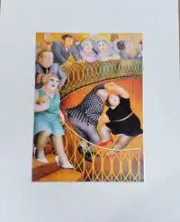 Cafe de Paris Mounted Print