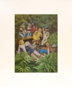 Jackson Square Mounted Print