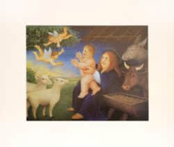 Nativity Mounted Print