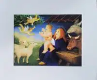Nativity Mounted Print