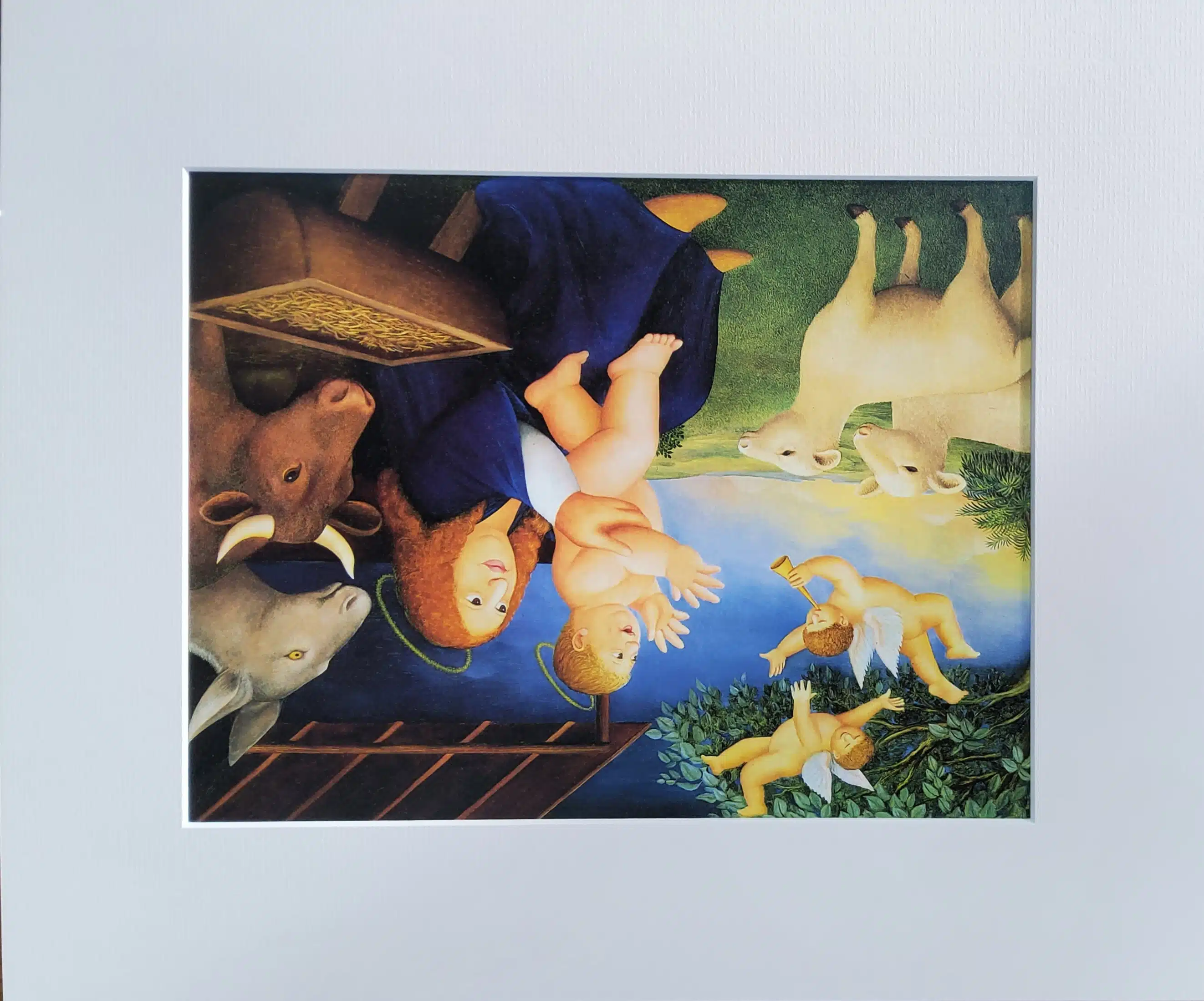 Nativity Mounted Print