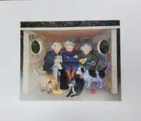 A Short Pause Mounted Print