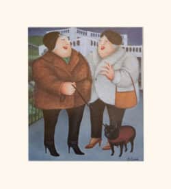 Walkies Mounted Print