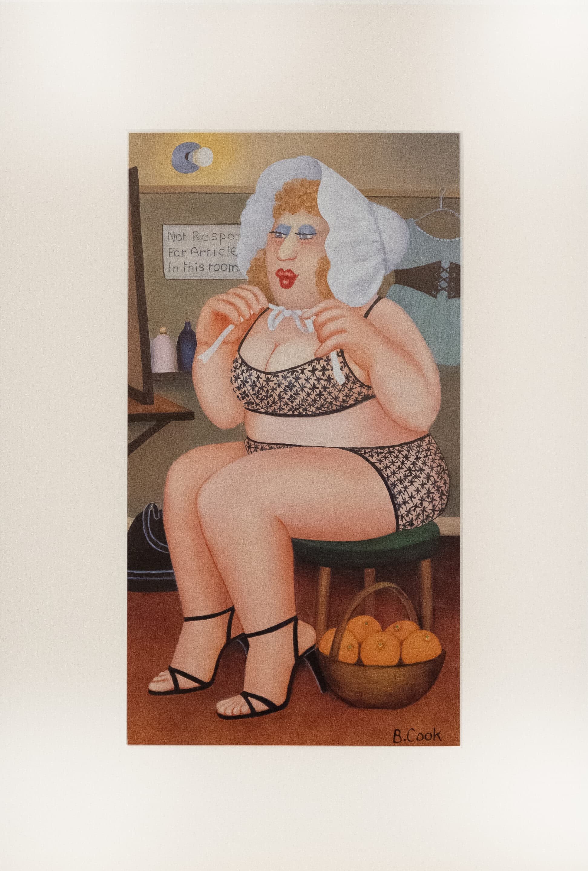 Big Julie Mounted Print