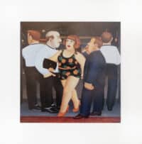 Bouncers Back Mounted Print