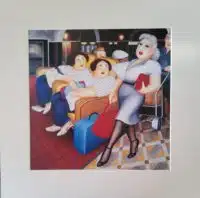 Twins Mounted Print